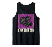 I'm This Old Classic Nostalgia 90s 80s Camcorder Gen X Tank Top