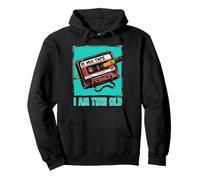 I'm This Old Classic Nostalgia 90s 80s Cassette Tape Gen X Pullover Hoodie