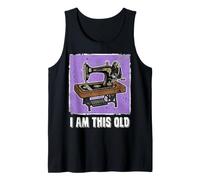 I'm This Old Classic Nostalgia 90s 80s Quilting Sewing Gen X Tank Top