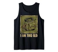 I'm This Old Classic Nostalgia 90s 80s Soldier Phone Gen X Tank Top