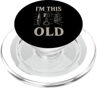 I'm This Old Funny Car Mechanic Humor PopSockets PopGrip for MagSafe