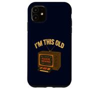 I'm This Old Please Rewind Funny 80s 90s Nostalgia VHS VCR Case for iPhone 11