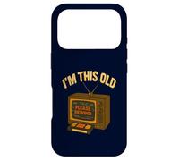 I'm This Old Please Rewind Funny 80s 90s Nostalgia VHS VCR Case for iPhone 17 Pro