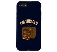 I'm This Old Please Rewind Funny 80s 90s Nostalgia VHS VCR Case for iPhone SE (2020) / 7/8