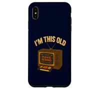 I'm This Old Please Rewind Funny 80s 90s Nostalgia VHS VCR Case for iPhone XS Max