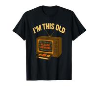 I'm This Old Please Rewind Funny 80s 90s Nostalgia VHS VCR T-Shirt