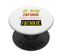 I'm Tired Of Always Tired | Humor Sleeping Teen PopSockets Adhesive PopGrip