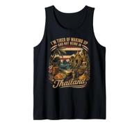 I'm Tired of Waking Up and Not Being in Thailand Travel Tank Top