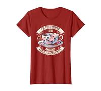 I'm Too Clumsy to Be Around Fragile Masculinity Funny Saying T-Shirt, Women, Cranberry Red, Small