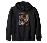 I'm Too Saxon For My Shirt So Saxon It Hurts Medieval Humor Zip Hoodie
