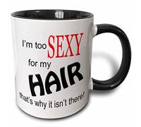Im Too Sexy for My Hair Mug Microwave Safe Coffee Mug with Handle Ceramic Drinkware for Kitchen Hot Chocolate Beverages 330Ml