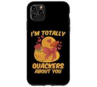 I'm Totally Quackers About You Funny Valentines Love Duckie Case for iPhone 11 Pro Max