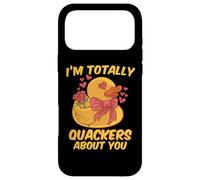 I'm Totally Quackers About You Funny Valentines Love Duckie Case for iPhone 17 Pro Max