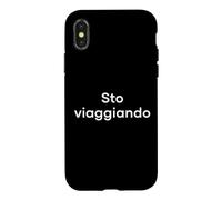 "I'm Traveling." Funny Italian Word Case for iPhone X/XS