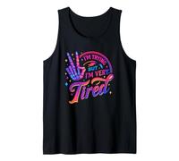 I'm Trying But I'm Very Tired Skeleton Tank Top