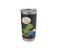 I'm Trying My Best Dinosaur Stainless Steel Insulated Tumbler