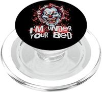 I'm Under Your Bed Funny Scary Creepy Clown PopSockets PopGrip for MagSafe