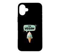 I'm Vegan Happy Vegan Ice Cream Plant Based Food Lover Case for iPhone 16 Plus