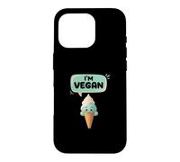I'm Vegan Happy Vegan Ice Cream Plant Based Food Lover Case for iPhone 16 Pro