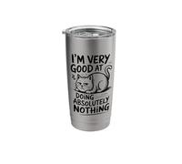 I'm Very Good at Doing Absolutely Nothing | Funny Cool Cat Stainless Steel Insulated Tumbler
