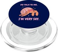 I'm Very Shy! Funny Hermit Crab PopSockets PopGrip for MagSafe