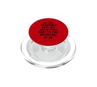 I'm Very Vulnerable RN If Any Want To Take Advantage Of Me PopSockets PopGrip for MagSafe
