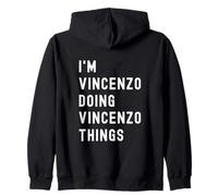 I'm Vincenzo Doing Vincenzo Things Zip Hoodie