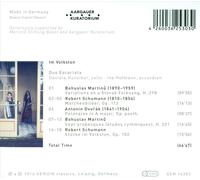 IM VOLKSTON: WORKS BY ROBERT SCHUMANN, ANTON¡N DVOR K AND BOHUSLAV MARTINU NEW C