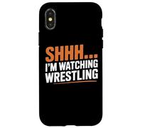 I'm Watching Wrestling Shhh Pro Wrestling Fan Case for iPhone X/XS