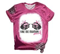 I'm Wearing Breast Cancer Awareness T-Shirt for My Mum - Breast Cancer Awareness T-Shirt Breast Cancer T Shirts for Women Breast Cancer Awareness T-Shirt Ribbon Short Sleeve Tops Women (12-Black, XL)