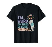 I'm Weird I'm Tired of Being Normal Pastel Graffiti Unity T-Shirt