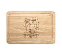 I'm Welsh What's Your Superpower Rectangular Wooden Chopping Board