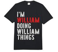I'm William Doing William Things First Name William Comfort Colors Adult Heavyweight T-Shirt
