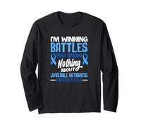I'm Winning Battles You Know Nothing Juvenile Arthritis Long Sleeve T-Shirt