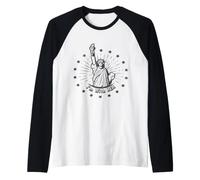 I'm with Her Statue of Liberty Political Statement Activism Raglan Baseball Tee