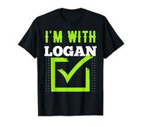 I'm with Logan T-Shirt Name Logan T-Shirt