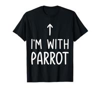 I'm with Parrot Funny Halloween Costume Lazy Easy T-Shirt