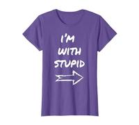 I'm With Stupid Funny Couples T-Shirt