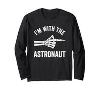 I'm with The Astronaut Funny Halloween Couple Costume Party Long Sleeve T-Shirt
