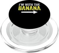 I'm With The Banana Costume Matching Couple PopSockets PopGrip for MagSafe