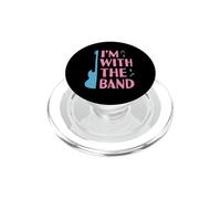 I'm With The Band Guitar Music Lover PopSockets PopGrip for MagSafe