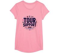 I'm with The Band Tour Support Music Crew Roadie Life T-Shirt, Girls, Pink, Medium