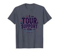 I'm with The Band Tour Support Music Crew Roadie Life T-Shirt, Men, Heather Blue, 4XL