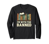 I'm with The Banned Book Lover Library Graphic Long Sleeve T-Shirt