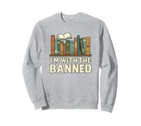 I'm With The Banned Book Lover Library Graphic Sweatshirt
