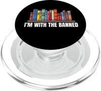 I'm With The Banned Books I Read Books Book Lovers PopSockets PopGrip for MagSafe
