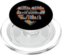 I'm With The Banned - Reading Lover Bookworm Reader PopSockets PopGrip for MagSafe