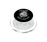 I'm With The Banned Skeleton Book Lover Reader Read Books PopSockets PopGrip for MagSafe