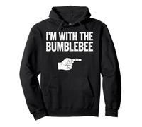 I'm With The Bumblebee Shirt Matching Bumblebee Costume Pullover Hoodie