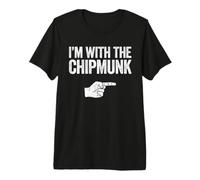 I'm with The Chipmunk Shirt Matching Chipmunk Costume Premium T-Shirt